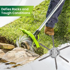 🔥Last Day Promotion👨‍🌾6-Inch Steel Wire Brush Cutter Head – Heavy-Duty Rotary Weed Trimmer Attachment for Cordless Electric String Trimmers (5mm Bore) | Ideal for Moss, Rust, and Weed Removal