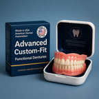 AQA™ – Advanced Custom-Fit Functional Dentures🦷(ADA recommended)(🎁Flash Sale - Don’t Miss Out)