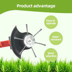 🔥Last Day Promotion👨‍🌾6-Inch Steel Wire Brush Cutter Head – Heavy-Duty Rotary Weed Trimmer Attachment for Cordless Electric String Trimmers (5mm Bore) | Ideal for Moss, Rust, and Weed Removal